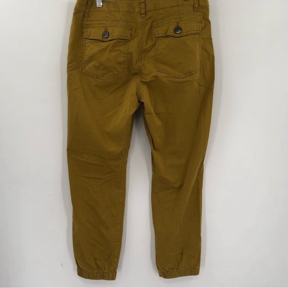 CABI 5504 The Tracker Pant 6 Jogger Marigold Mustard Pants Stretch Cotton Snap - Picture 3 of 8